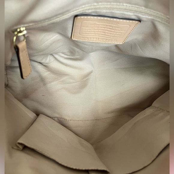 Coach F25671 Peyton Cora Dome pink Leather Handbag Shoulder Bag Satchel - Picture 7 of 9